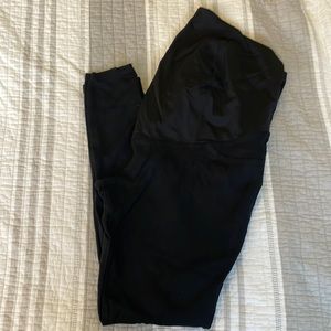 Isabel Maternity Black Over the belly skinny pants